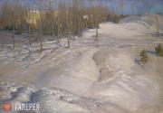 Purvītis Vilhelms. Winter Landscape (March Evening). No later than 1901
