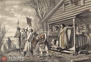 Perov Vasily. Easter Celebration in a Village. 1861