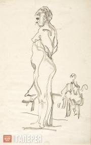 Serov Valentin. Standing Model. 1910-1911