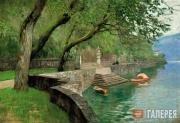 Levitan Isaaс. At Lake Como. Embankment. 1894
