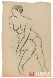 Falk Robert. Seated Female Nude. 1914