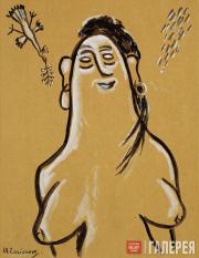 Larionov Mikhail. Venus with a Bird. c. 1928