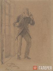 Repin Ilya. A Note of Warning (Old Man). 1883