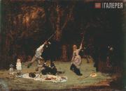 Repin Ilya. The Picnic. 1875