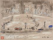 Boris RYBCHENKOV. Moscow. Somewhere in a New District. 1984
