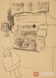 Popkov Viktor. By the Stove. 1967-1969