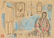 Popkov Viktor. Blue Interior. 1967-1968