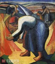 Malevich Kazimir. Reaper. 1912-1913