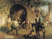 Khudyakov Vasily. Playing Stone Balls. 1860 Khudyakov Vasily. Playing Stone Balls. 1860