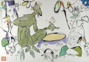 Urmanche Baky. Illustration to Gabdulla Tukay's Poem-Fairy-Tale "Shuraleh". 1980