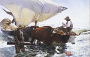 Sorolla Joaquin. The Return from Fishing. c. 1894
