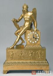 “Winged Genius” mantelpiece clock. The 1810s