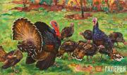 Konchalovsky Pyotr. Turkeys. 1936