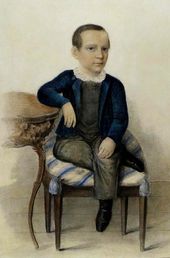НЕИЗВЕСТНЫЙ ХУДОЖНИК. Портрет И.С. Тургенева. 1825