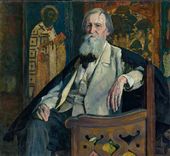 Михаил Васильевич НЕСТЕРОВ. Портрет В.М. Васнецова. 1925