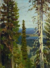 Аполлинарий Михайлович ВАСНЕЦОВ. Лес на горе Благодать. 1890. Этюд
