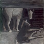 Андрей Владимирович ВАСНЕЦОВ. Лошадь с жеребенком. 1983-1985