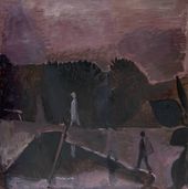 Андрей Владимирович ВАСНЕЦОВ. Абрамцево. Дорога. 1990