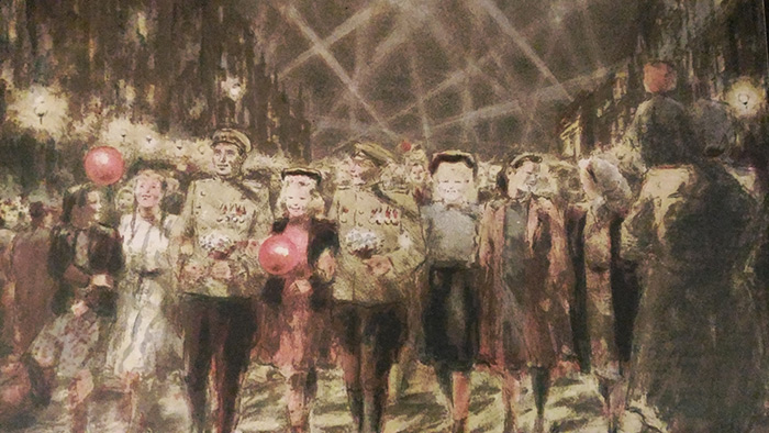 В.Ф. Матюх. День Победы 1945