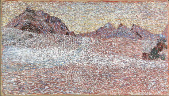 Paesaggio alpino, Segantini Giovanni