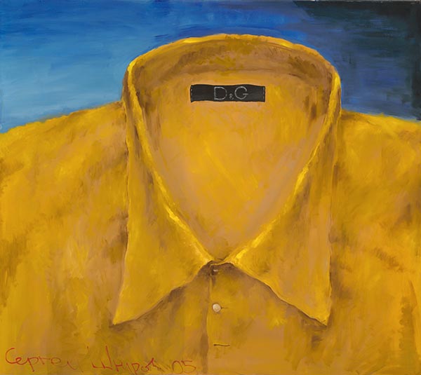 Сергей Шнуров. 'Рубашка'. 2005 год, х. м. Коллекция музея Эрарта