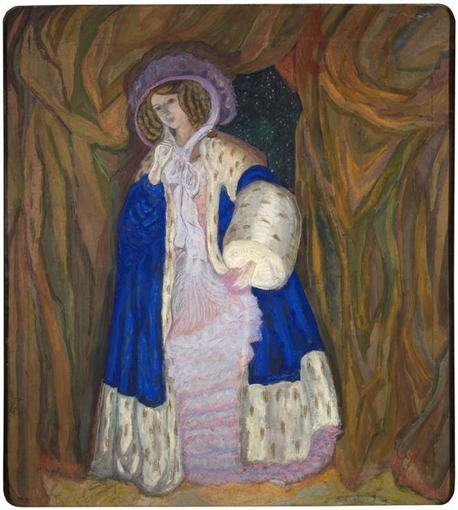 С. Судейкин. Ольга Глебова-Судейкина в роли Путаницы. 1909-1910