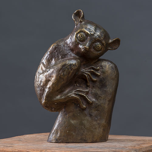 Островская М.Г.  «Тонкий лори». 1990. Бронза