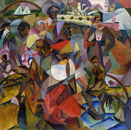 Аристарх Лентулов, «Портрет М.П. Лентуловой», 1912