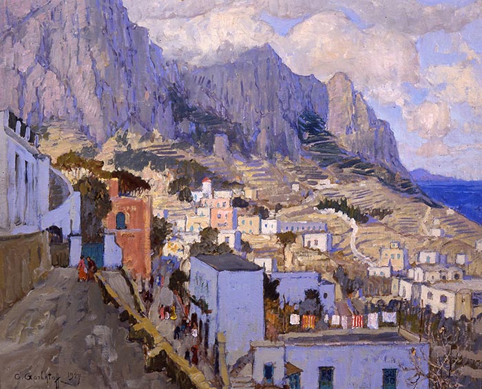 К.И. Горбатов. Зимний день на Капри. 1927