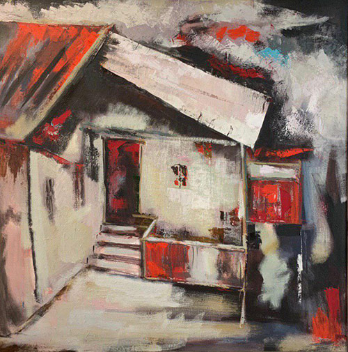 Ю.С. Григорян. Дворик Арцаха. 2014