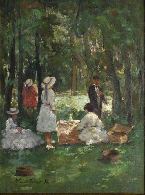 Алексей Исупов. Пикник. 1940-е