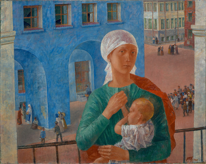 Кузьма Петров-Водкин. 1918 год в Петрограде. 1920