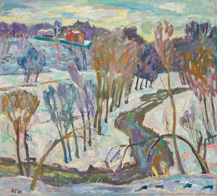 Виктор Глухов. Зима на Сходне. 2009