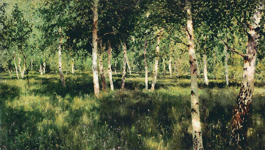И.И. ЛЕВИТАН. Березовая роща. 1889