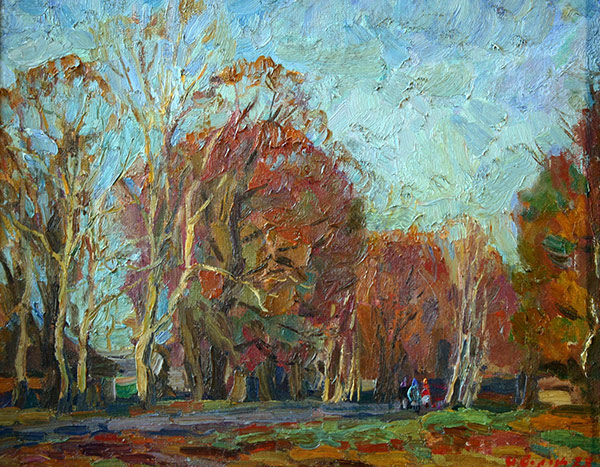 И.В. Сорокин (1922-2004). Село Казарино. 1978