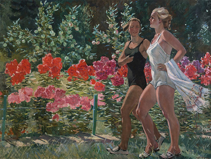 Дейнека Александр Александрович. Девушки в выходной день. 1958. Из фондов РОСИЗО