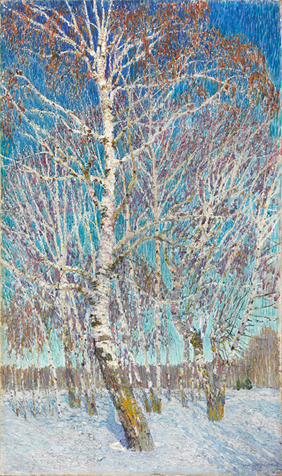 Игорь Грабарь. Февральская лазурь. 1904. Третьяковская галерея