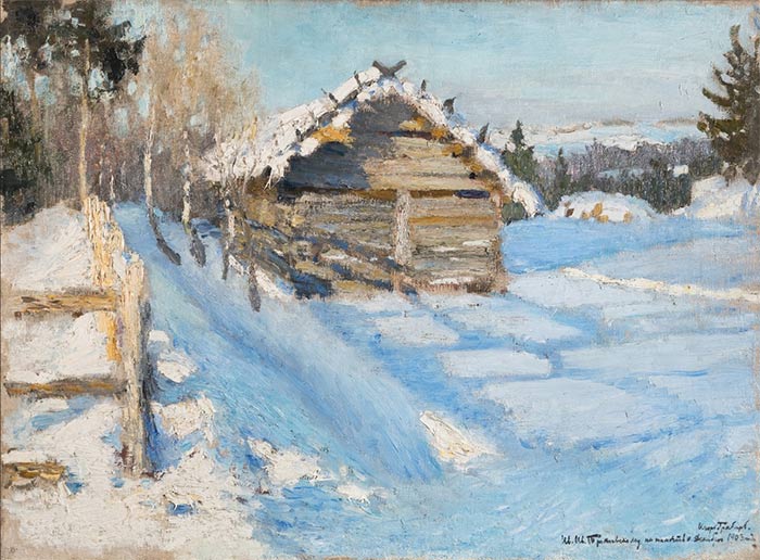Грабарь И.Э. Зимний вечер. 1903 