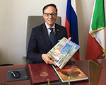 Встреча ди⁠ректора Фонда ГРАНИ Войскунской Н.И. с Почетным консулом РФ в Неаполе г-ном Винченцо Скьяво